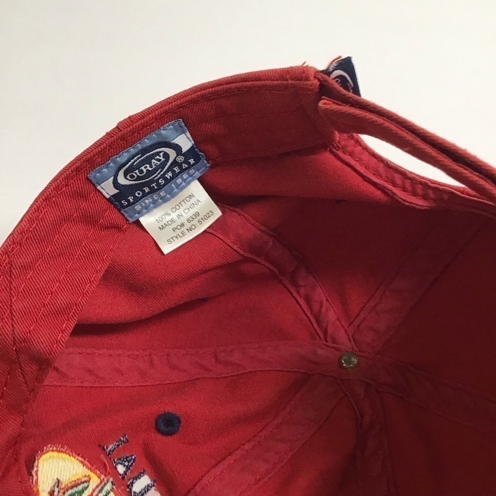 Bubba's Kauai Hawaii Hat Cheat Cap Ouray Sportswear Adjusts 100% Cotton Retro - Picture 5 of 9